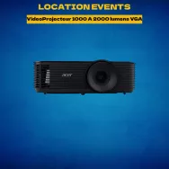 Location VideoProjecteur 1000 A 2000 lumens VGA - Location events