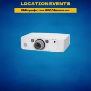 Location Vidéoprojecteur 6000 lumens nec
