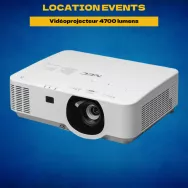 Location Vidéo projecteur 4700 lumens
