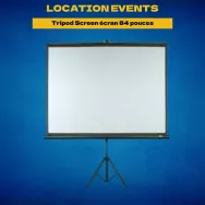Location Tripod Screen écran de projection sur pied 84
