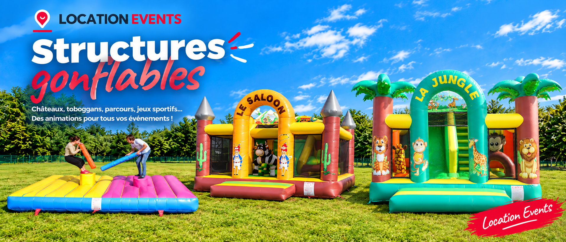 Location de structures gonflables | Location Events